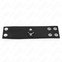 Thumbnail for Anello per pene in pelle con chiusura a pressione 18 x5 cm – controllo e stile