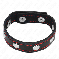 Thumbnail for Anello per pene in pelle con punte, controllo e stile KINK 21,5 x1,6 cm