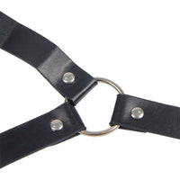 Thumbnail for Cintura Leather Bondage Sublime Nero - Eleganza e Seduzione