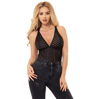 Thumbnail for Body con cintura e reggicalze nero L/XL - Eleganza seducente Sublime