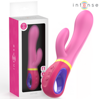 Thumbnail for Vibratore Rabbit Rosa con Stimolazione Doppia e Vibrazioni Personalizzabili