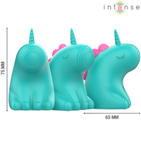 Thumbnail for Stimolatore Unicorno Verde con Vibrazioni Regolabili e Sicuro