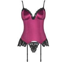 Thumbnail for Set Lingerie Seducente Bordeaux Agrafena LIVCO CORSETTI FASHION
