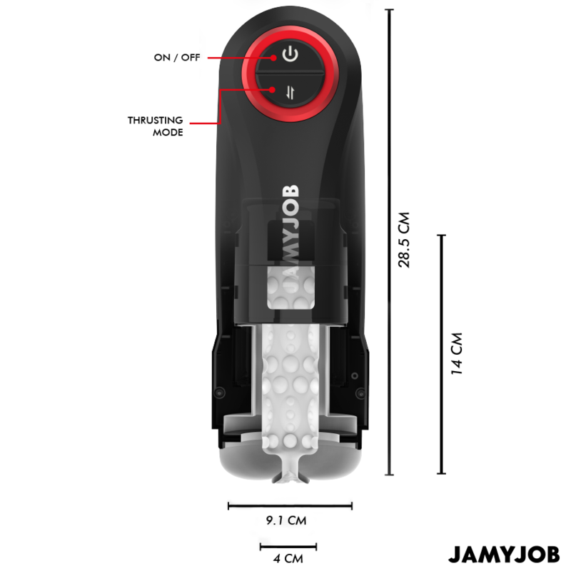 Masturbatore automatico Gravity di Jamyjob, stimolazione intensa e personalizzabile