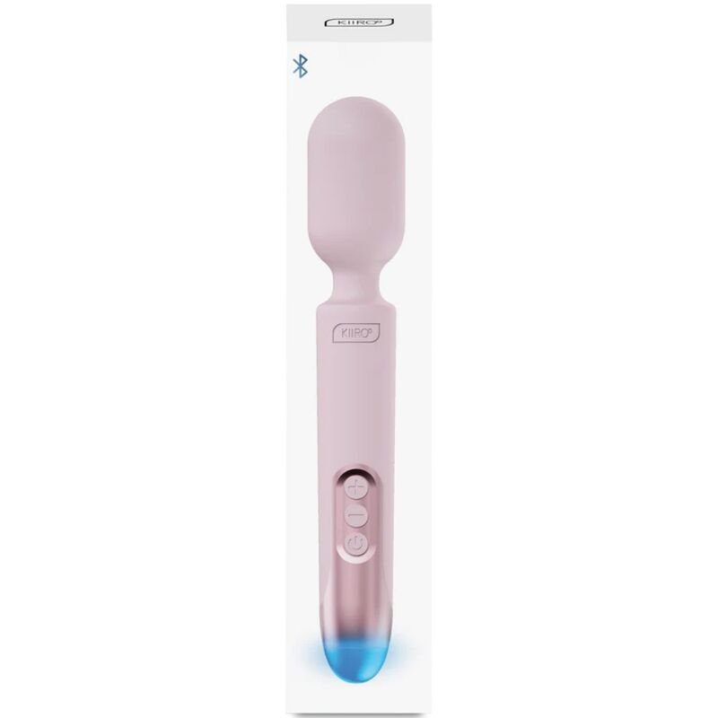 Vibratore Pro Wand con LED multicolore e controllo app per piacere intenso