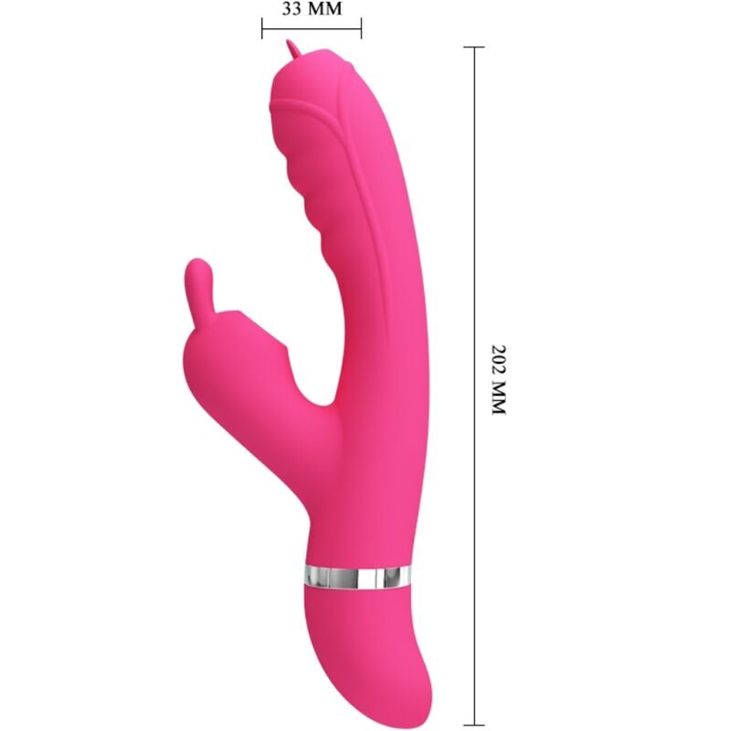 Stimolatore Rabbit G-Point e Clitoride con Tapping e Vibrazione