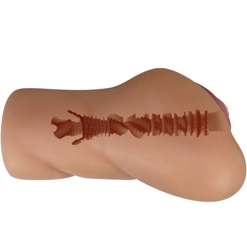 Masturbatore Realistico Crazy Bull Eliana Vaginale e Anale TPR Impermeabile
