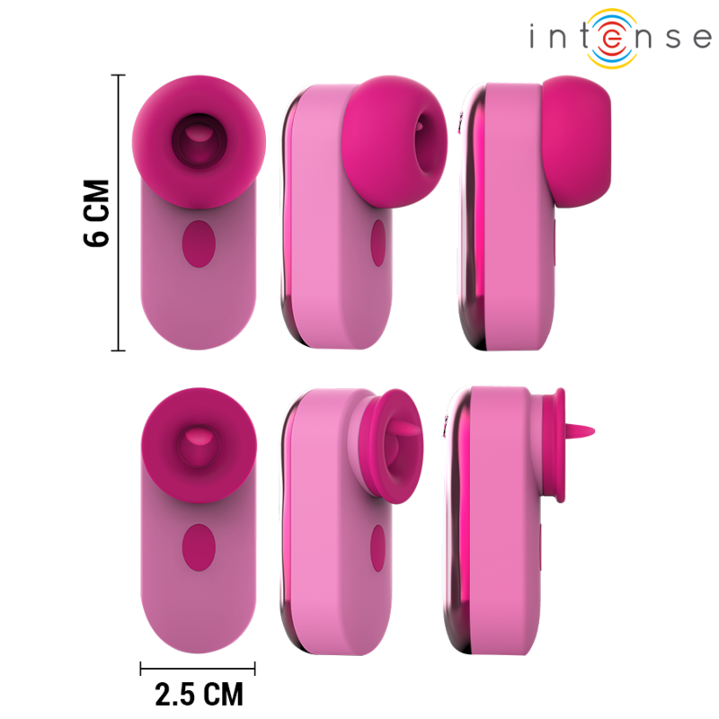 Stimolatore Clitorideo Portatile SABRINA di INTENSE, Design Compatto e Silenzioso