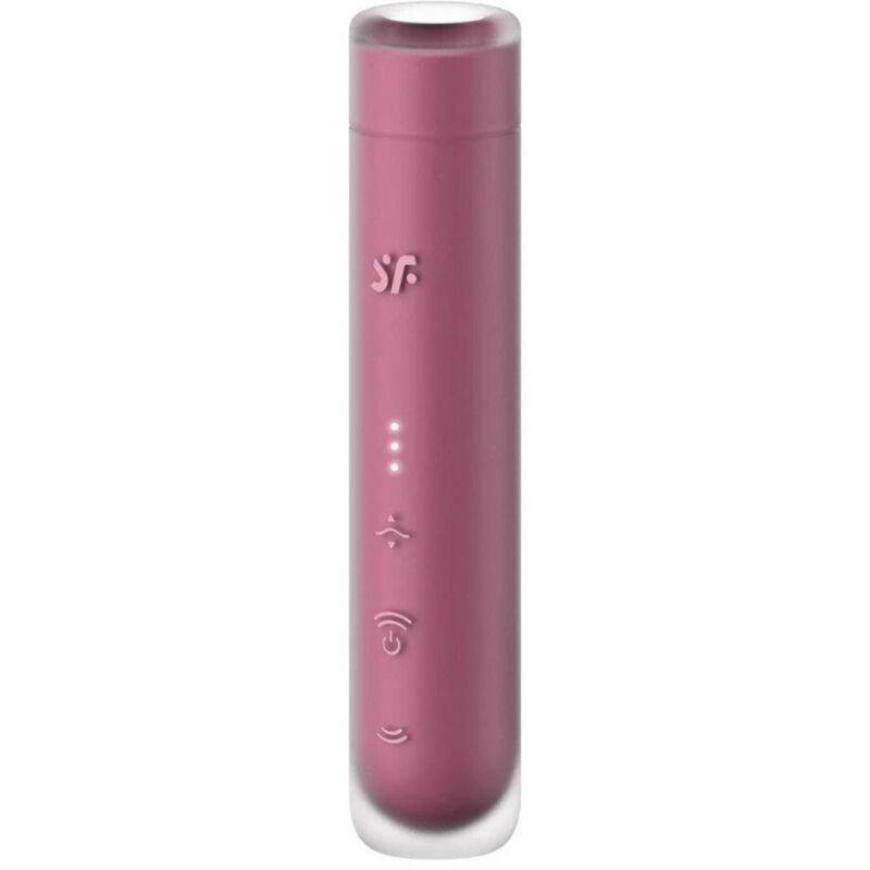 Mini massaggiatore clitorideo portatile con onde d'aria, discreto e ricaricabile