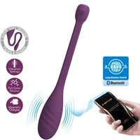 Thumbnail for Vibratore Indossabile Viola con 12 Vibrazioni e Controllo App