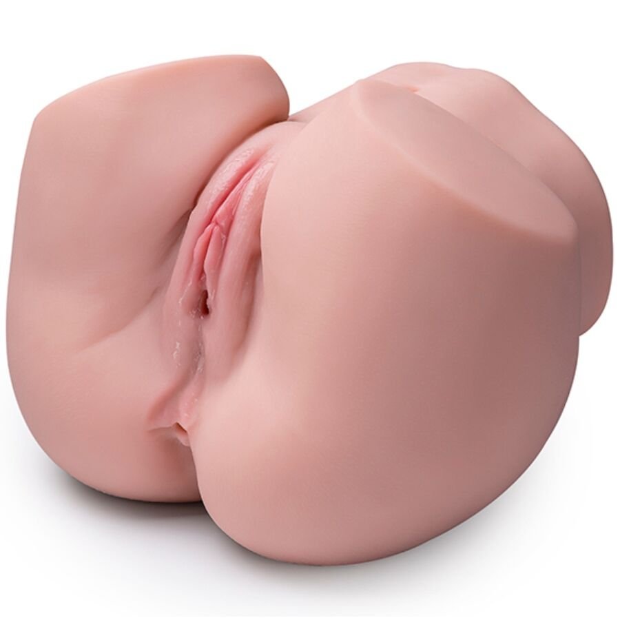 Masturbatore Realistico Doppia Penetrazione in Silicone TPE Versatile