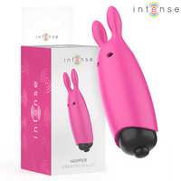 Thumbnail for Vibratore Tascabile Rosa Intenso con Vibrazione Potente e Silicone Eco