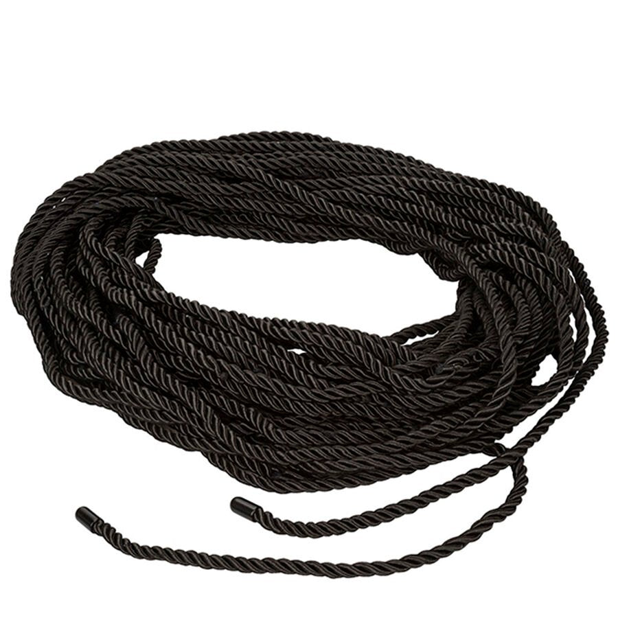 Corda BDSM Scandal® Nera 30 m, Setosa e Resistente per Bondage e Shibari