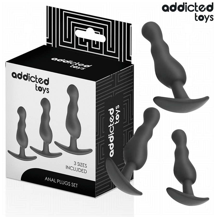 Set di Tappi Anali in Silicone 3 Misure, Sicurezza e Piacere