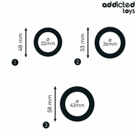 Thumbnail for Set Anelli in Silicone Addicted Toys per Prestazioni e Controllo