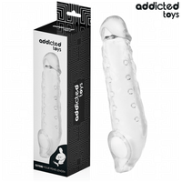 Thumbnail for Guaina Trasparente Addicted Toys M 27 cm per Aumento di Volume e Lunghezza