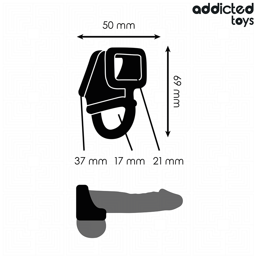 Anello gabbia per pene Addicted Toys – Prolungamento e piacere intenso