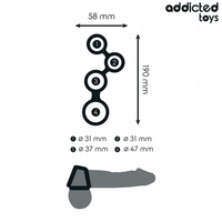 Thumbnail for Anello per Pene con Divisori Testicoli – Stimolazione e Supporto Ergonomico