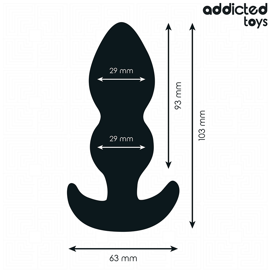Plug Anale S-Size in Silicone Medico per Stimolazione Intensa