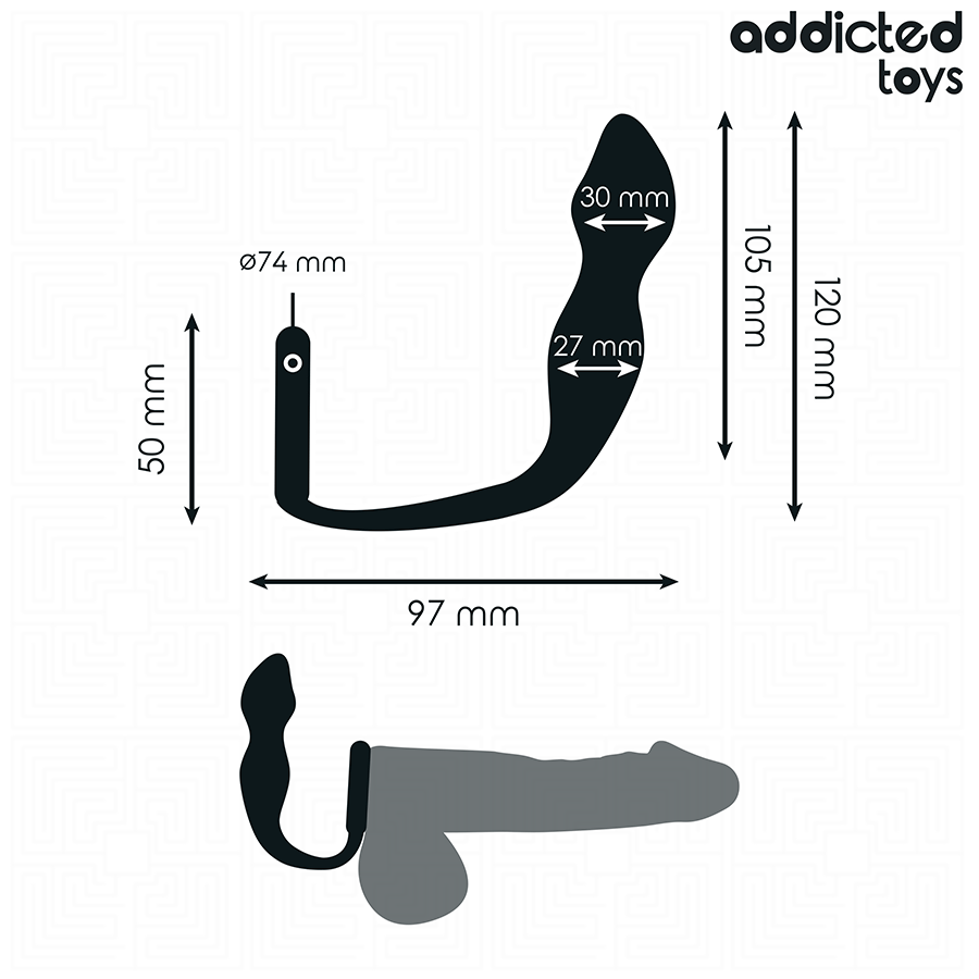 Plug Anale con Anello Modello 2 - Stimolazione Profonda e Sicura