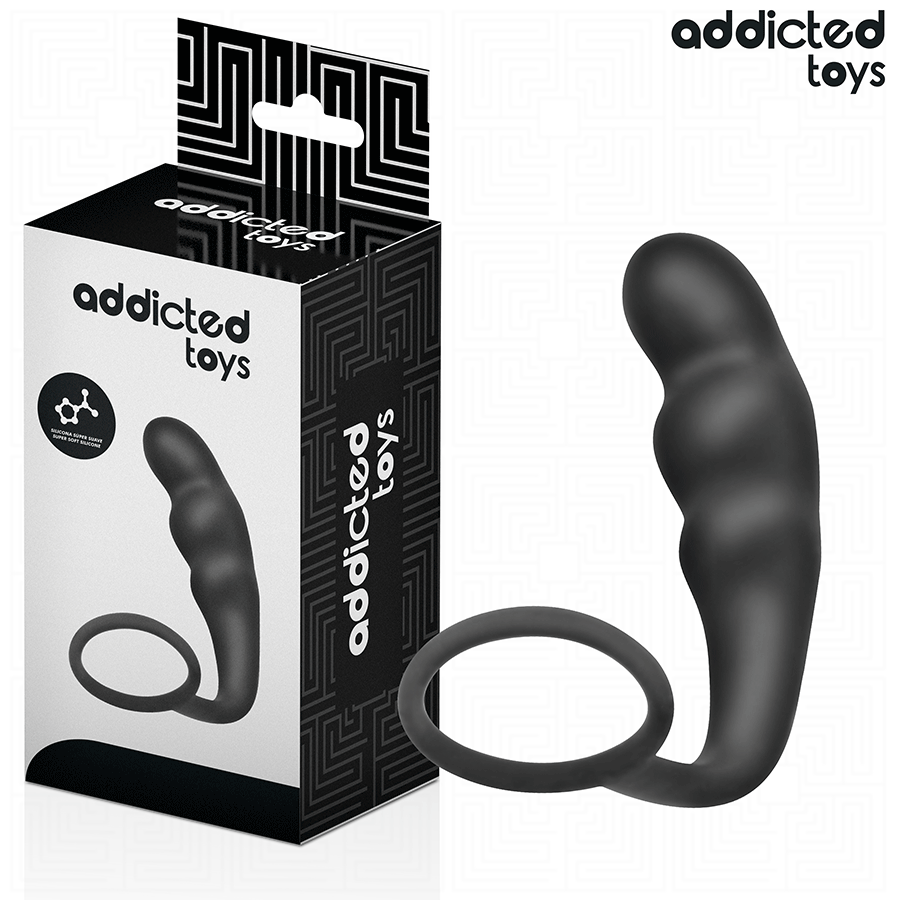 Plug anale con anello modello 4, stimolazione profonda e controllo