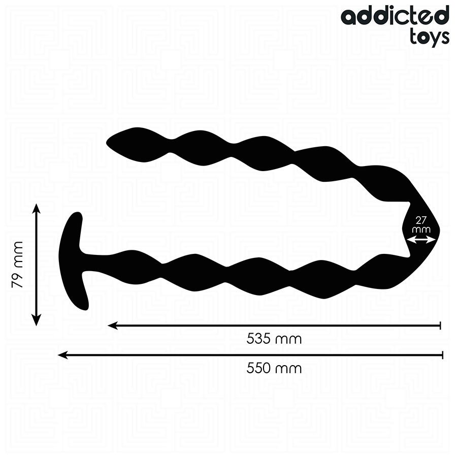 Plug Anale Extra Lungo in Silicone - Stimolazione Profonda e Sicura