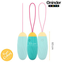 Thumbnail for Uovo vibrante ONINDER CUTE in silicone con movimento ondulatorio e app gratuita