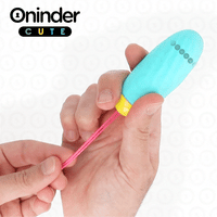 Thumbnail for Uovo vibrante ONINDER CUTE in silicone con movimento ondulatorio e app gratuita