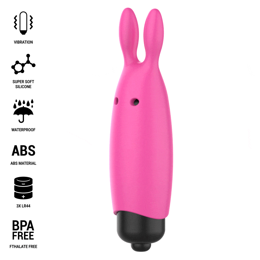 Vibratore Tascabile Rosa Intenso con Vibrazione Potente e Silicone Eco
