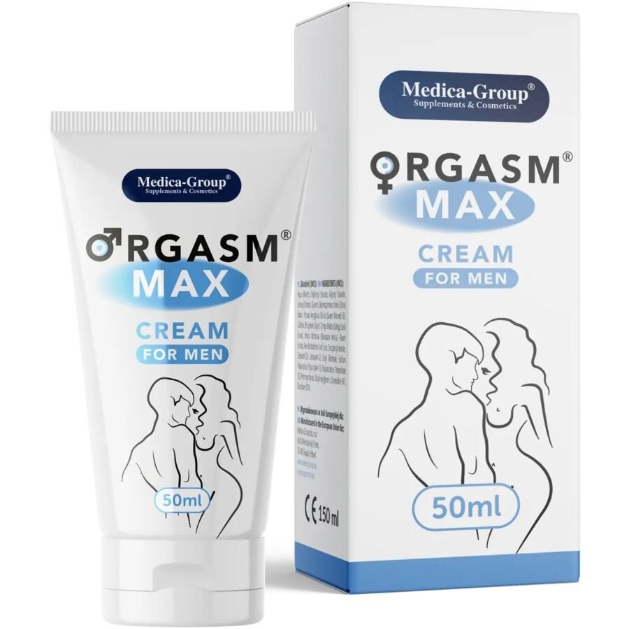 Crema Intima Maschile Orgasm Max per Piacere e Sensazioni Intense