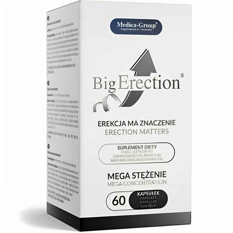 Big Erection: Potenziatore Erezione Uomo 60 Capsule Naturali