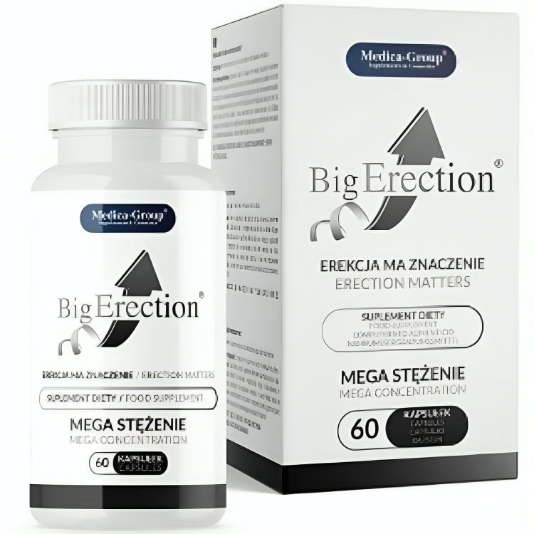 Big Erection: Potenziatore Erezione Uomo 60 Capsule Naturali