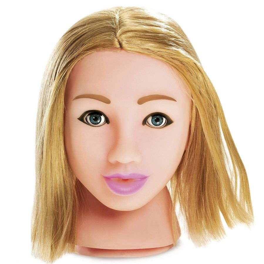 Pupazzo faccia realistica con base a ventosa, orgasmo intenso
