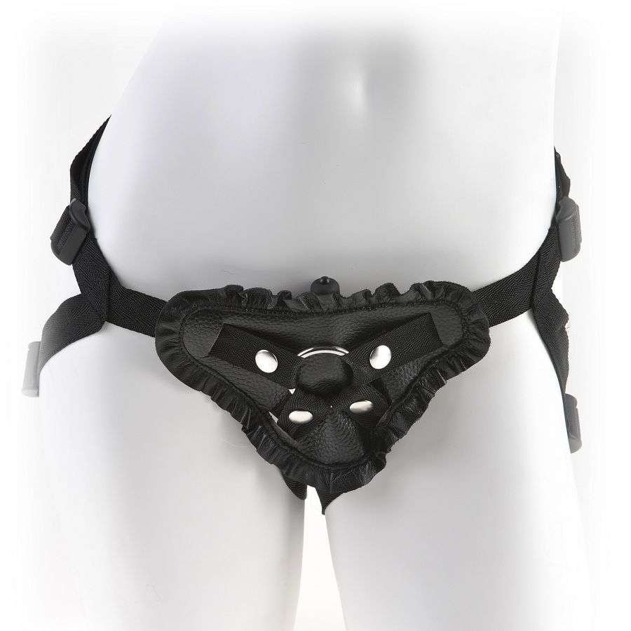 Imbracatura strap-on economica Fetish Fantasy con vibratore integrato