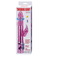 Thumbnail for Vibratore doppio stimolazione con 5 funzioni – Ricaricabile USB Rosa