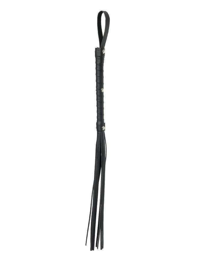 Flogger Deluxe in Pelle con Treccia Nove Code - Piacere e Dominanza