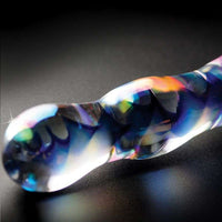 Thumbnail for Massaggiatore in Vetro Icicle Artigianale – Eleganza e Lusso Sensoriale