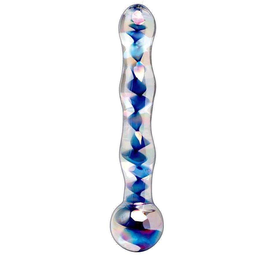 Massaggiatore in Vetro Icicle Artigianale – Eleganza e Lusso Sensoriale