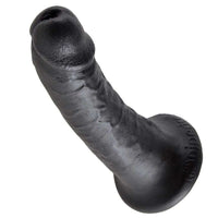 Thumbnail for Dildo Realistico King Cock Nero con Base Ventosa e Compatibilità Imbracatura