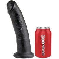 Thumbnail for Dildo Realistico King Cock Nero - Dettagli e Sicurezza