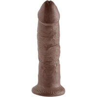 Thumbnail for Dildo Realistico King Cock Marrone – Extra Sicuro e Ipoallergenico
