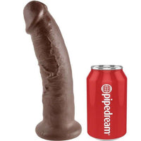 Thumbnail for Dildo Realistico King Cock Marrone – Extra Sicuro e Ipoallergenico