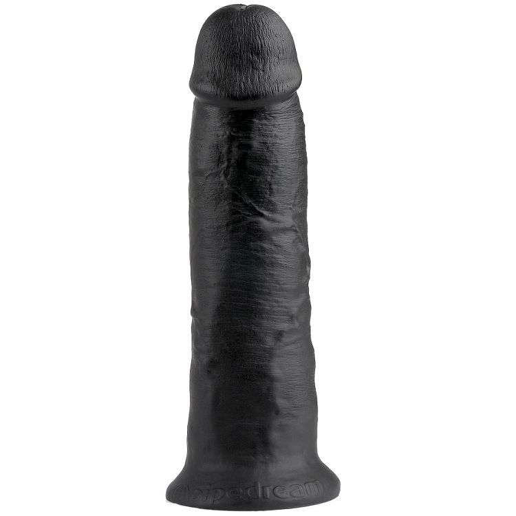 Dildo Realistico King Cock 10" con Ventosa e Testicoli in PVC Sicuro
