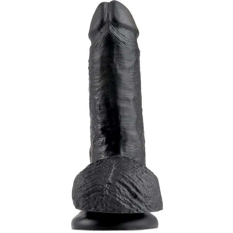 Dildo Realistico con Testicoli Naturali - King Cock senza lattice