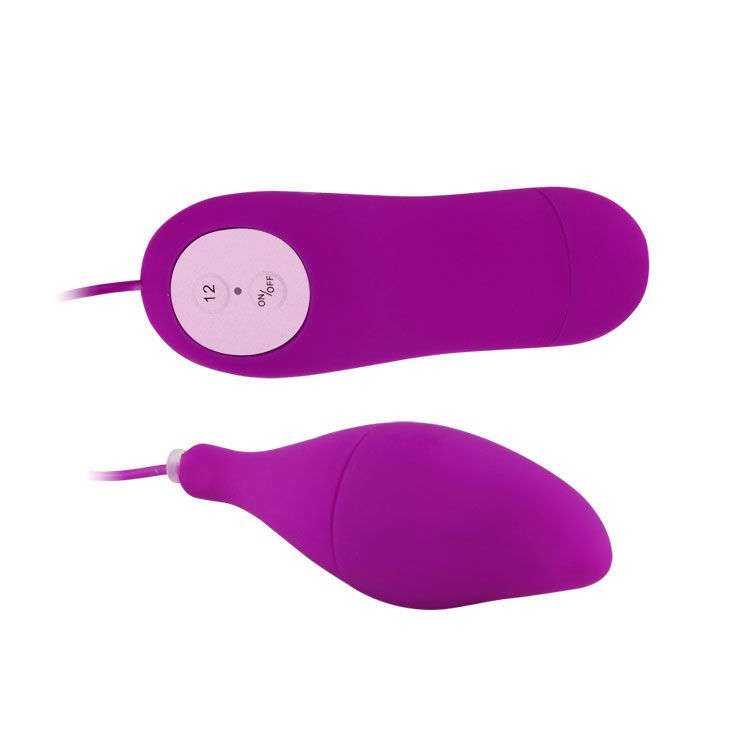 Stimolatore Vaginale Bluetooth con 12 Vibrazioni Viola Impermeabile