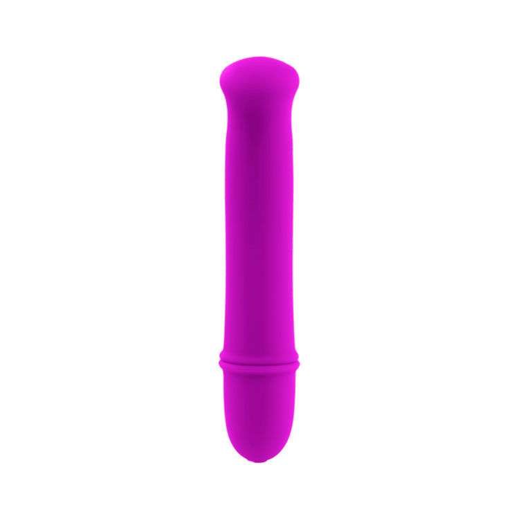Vibratore Mini Antony in Silicone con 10 Modalità di Vibrazione Viola Elegante