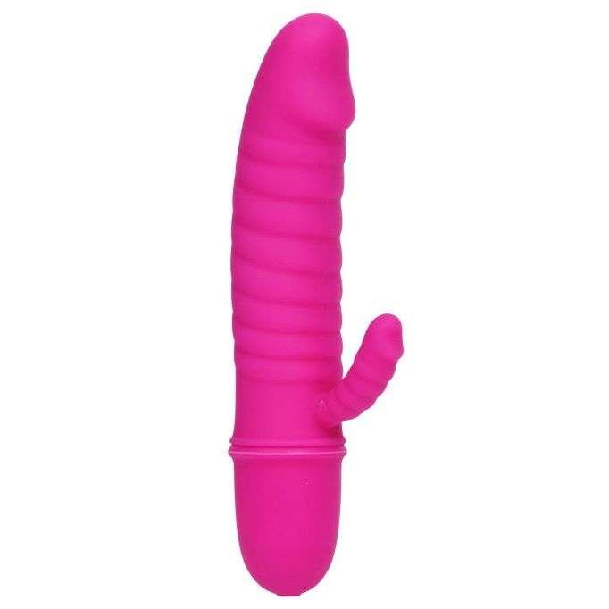 Vibratore massaggiatore in silicone con 10 modalità, viola elegante