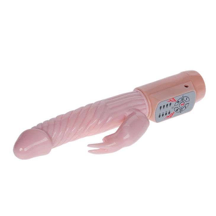 Vibratore Rabbit Riscaldante con Rotazioni e 12 Vibrazioni Rosa
