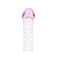 Thumbnail for Guaina in Rete TPR Trasparente e Rosa per Il Pene - 11,7 x3,6 cm