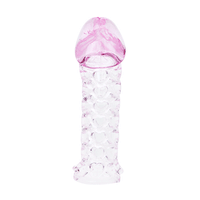 Thumbnail for Guaina in Rete TPR Trasparente e Rosa per Il Pene - 11,7 x3,6 cm